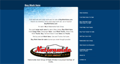 Desktop Screenshot of buyworkvans.com